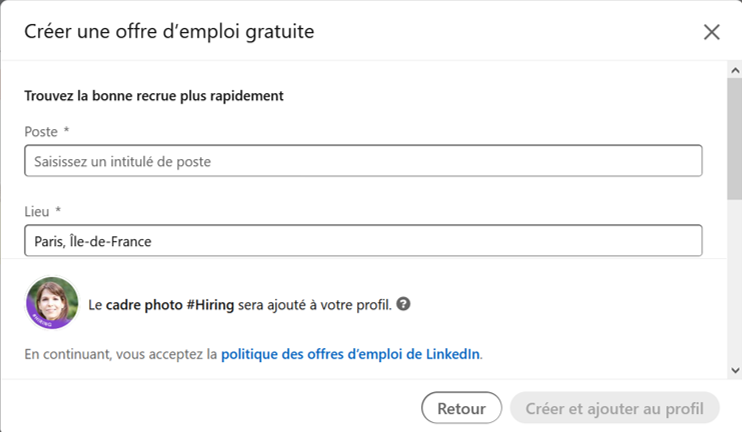 Win Xchange_offre d'emploi